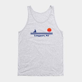 Longport, NJ - Sailboat Sunrise Tank Top